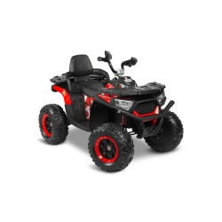 Pojazd akumulatorowy QUAD GIGANT Red Toyz by Caretero 4 mocne silniki 45 W, oświetlenie LED, pilot